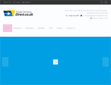 Tablet Screenshot of folderprintingdirect.co.uk